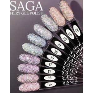 Светоотражающий гель-лак SAGA Fiery Gel №16, 9 мл. Photo 3
